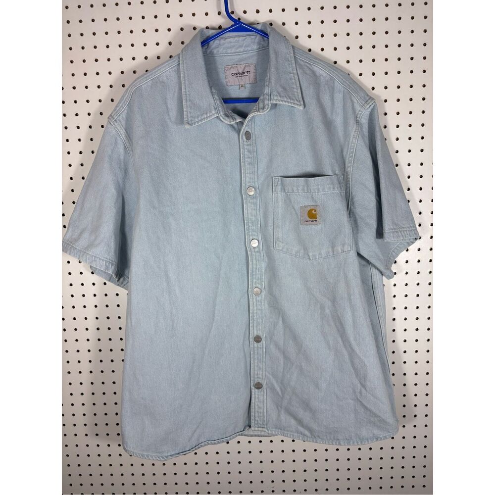 Carhartt WIP Ody button down denim shirt size XL